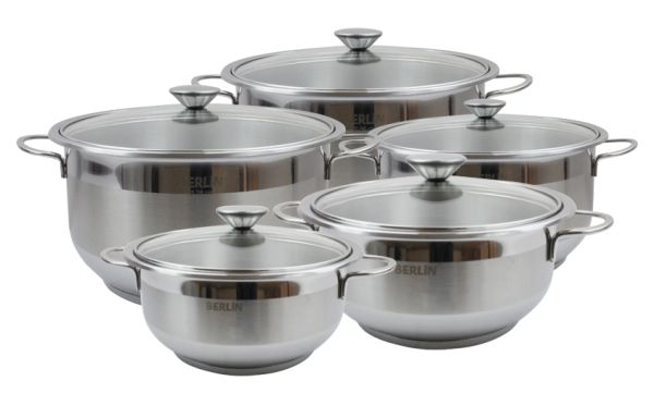 ПАКЕТ 5 БР ТЕНДЖ. BERLIN 18,20,22,24,26  СТЪКЛО