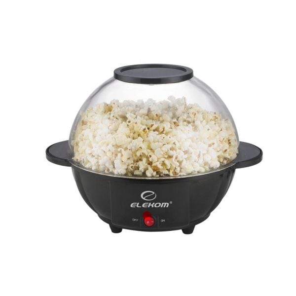 Уред за пуканки ЕК-8843, 850W, Капак - купа, Неплъзгащи крачета, Незалепващо покритие