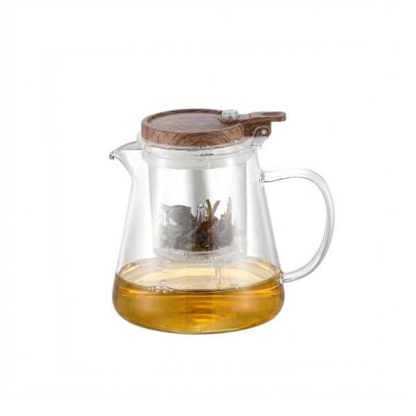Кана за чай TP-750 - 750 ml, боросиликатно термоустойчиво стъкло