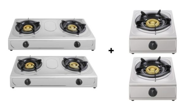 ПАКЕТ 4 БР. ГАЗОВИ КОТЛОНА  2 БР - N1+ 2 БР - N2