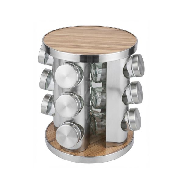 Комплект за подправки  ЕК-16140-15, 12 бр., На въртяща се стойка