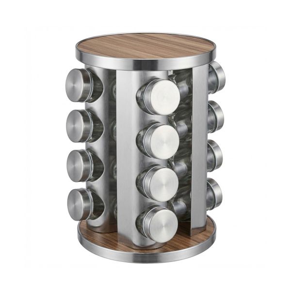 Комплект за подправки  ЕК-16140-16, 16 бр., На въртяща се стойка