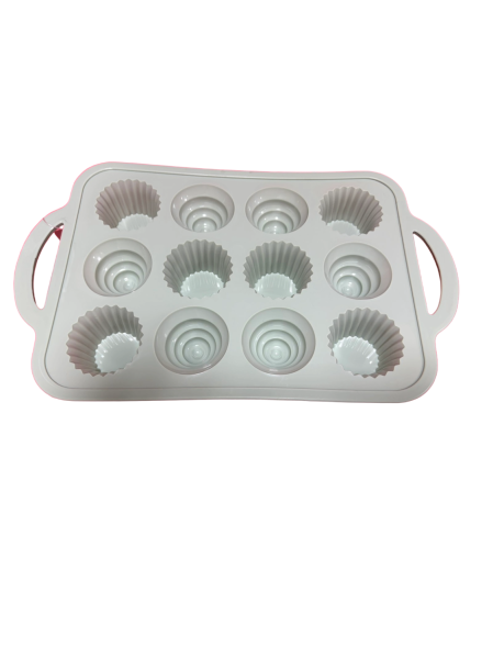 СИЛИКОНОВА ФОРМА ЗА МЪФИНИ EK-G186