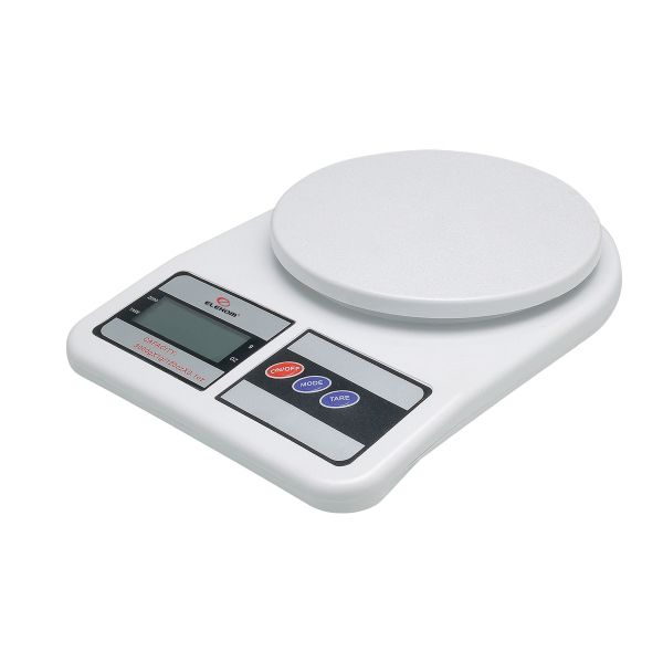 Дигитална Кухненска Везна Elekom EK-400S, 10kg, g/oz/lb, Високочувствителен сензор, Индикация за изтощена батерия