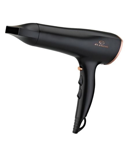 Hair dryer ELECOM EK-865, 2200 W, 3 temperature modes, 2 speeds, concentrator and diffuser