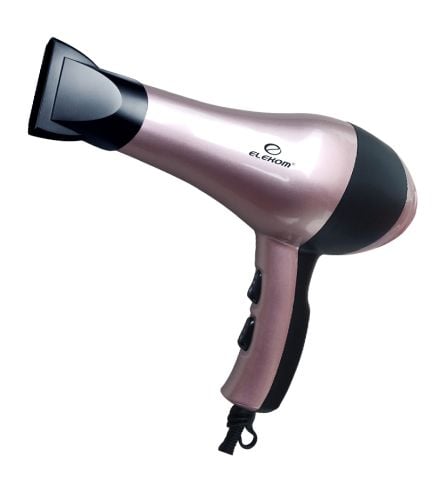 Hair dryer ELECOM EK-5889, 1600W, 3 temperature modes, 2 speeds, concentrator and diffuser