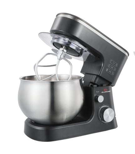 Planetary Mixer EK-208SS, 1000 W, 5 L Stainless steel bowl, Turbo function, 6 modes of operation + Pulse, 3 types of stirrers