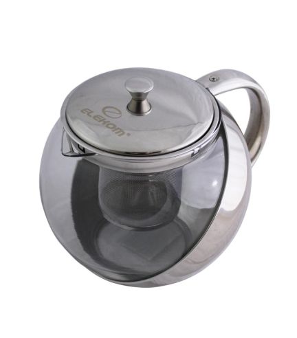 Стъклена кана за чай EK-2302GK - 900 мл