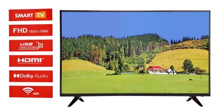 MASER LED Телевизор - 43SE43000U- Smart TV - 43" , Android 9, Dolby Audio , FHD
