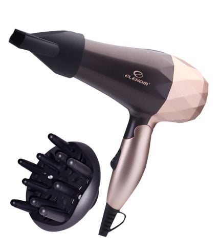 Hair dryer ELECOM EK-7892, 1200W, 2 speeds, concentrator and diffuser