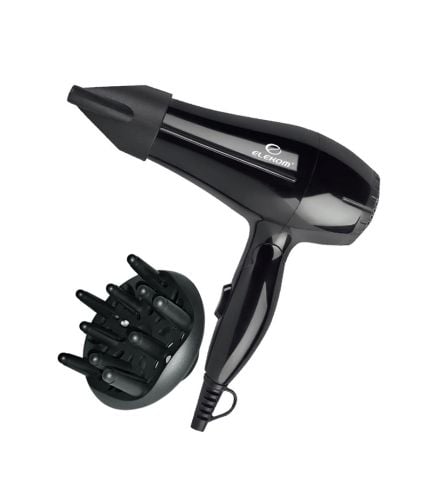 Hair dryer ELECOM EK-7886, 1200 W, 2 speeds, concentrator and diffuser