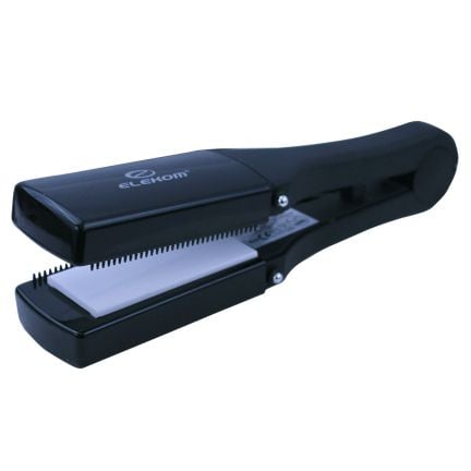Hair straightener EK-45 4 in 1 100 W, with 4 TYPES OF REPLACEABLE NATURAL CERAMIC PLATES VOLUME WAFFLES
