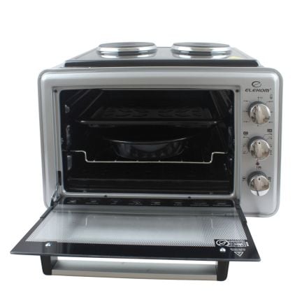 Готварска печка ЕК-1005 OV,  36 L, 3 режима на работа, 2 котлона, 2 емайлирани тави, решетка