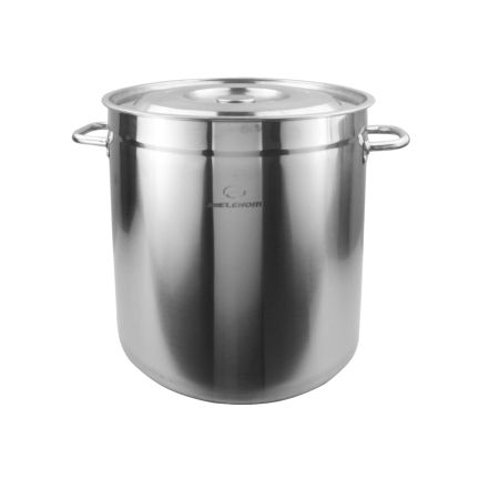 Large cauldron with lid - STAINLESS STEEL - EK-KZ32L