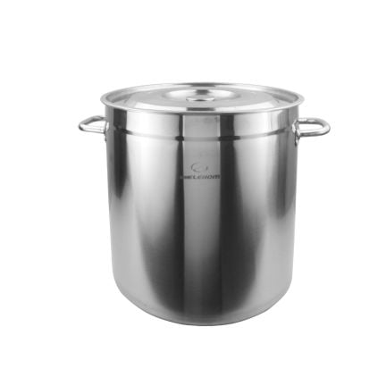Large cauldron with lid - STAINLESS STEEL - EK-KZ20L