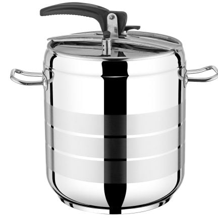 Pressure cooker EK-12A, 12 Liter, Induction, Three-layer bottom, Inox