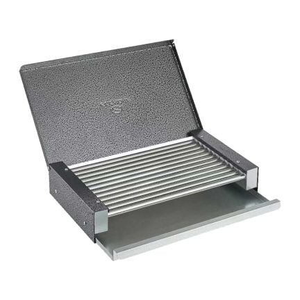 Електрическа скара с капак ЕК-359 К, 1600 W, 12 бр. неръждаеми тръбни нагревятеля