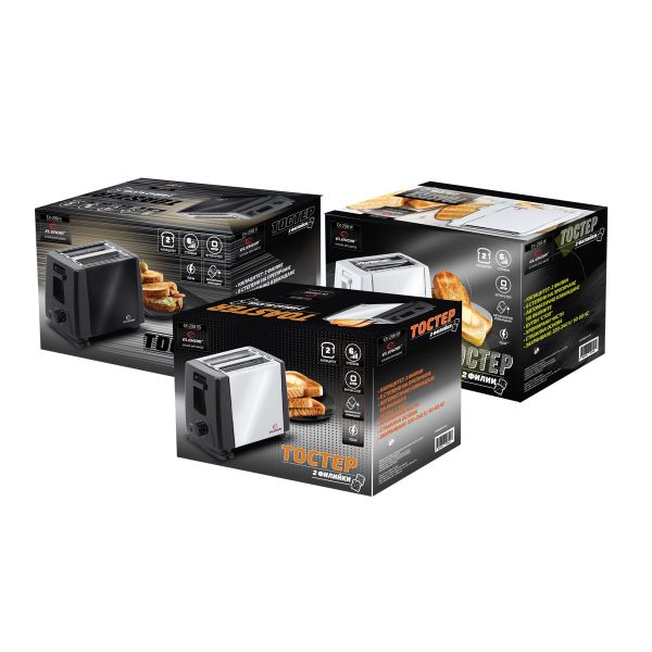 Пакет Тостери от 3 бр. ЕК-298 W+EK-298 K+EK-298 SS