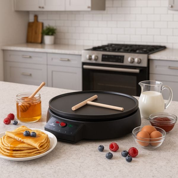 Уред за палачинки ЕК-006, 900W, 285 mm, 230°C