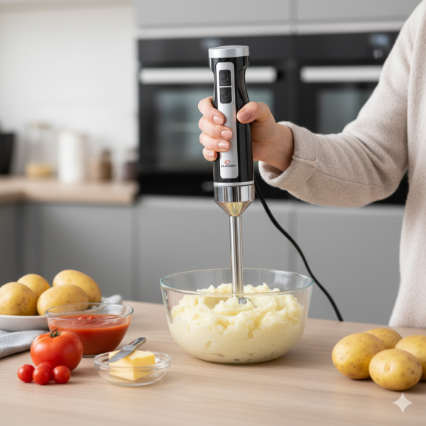 Пасатор с чаша EK-400 SS, 800W, Турбо