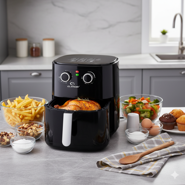 Еър Фрайер ЕК-6002 M, 6 Литра, 7 програми, Таймер, 1700 W