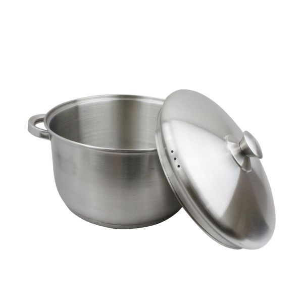 Тенджера инокс ЕК-2614 SP, Метален капак, Индукционно дъно, Размери 26 см х 14 см, полезен обем - 7 л.