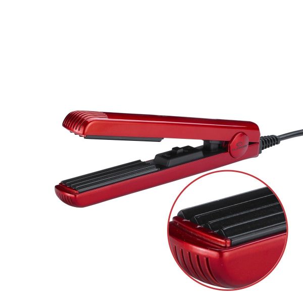 Комплект за Нея и за Него: Мини преса за коса EK-122B и Машинка за подстригване и Фейд прическа EK-720A