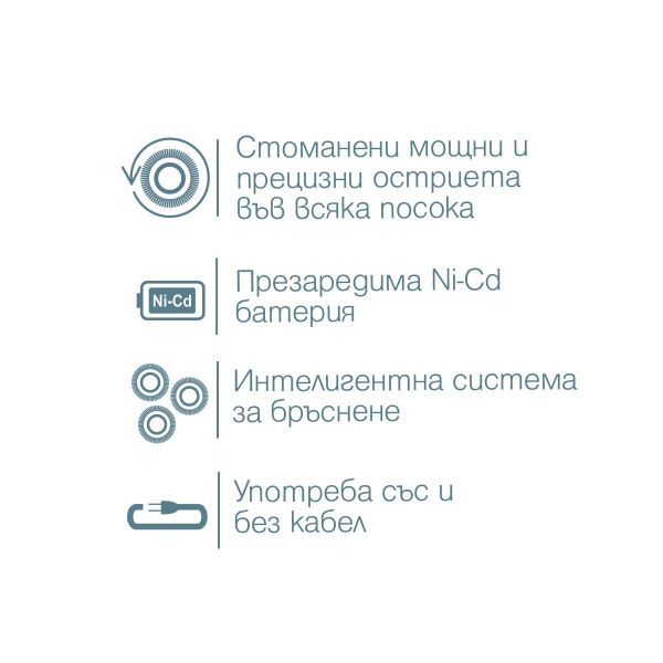 Комплект за Нея и зя Него: Маша за коса EK-V8 и Машинка за бръснене EK-2807