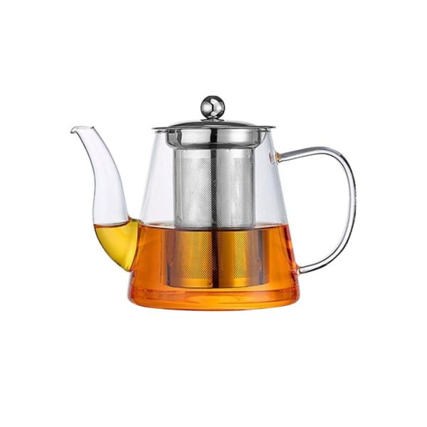 Кана за чай SYA-031 - 950 ml, боросиликатно термоустойчиво стъкло