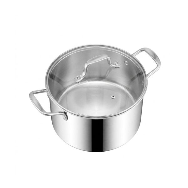 Тенджера със Стъклен Капак EK-0626, 6 литра, 26x15cm