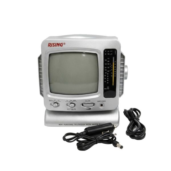 Мини Телевизор с Радио RS-TV528, 5.5 Inch, Зарядно за Кола